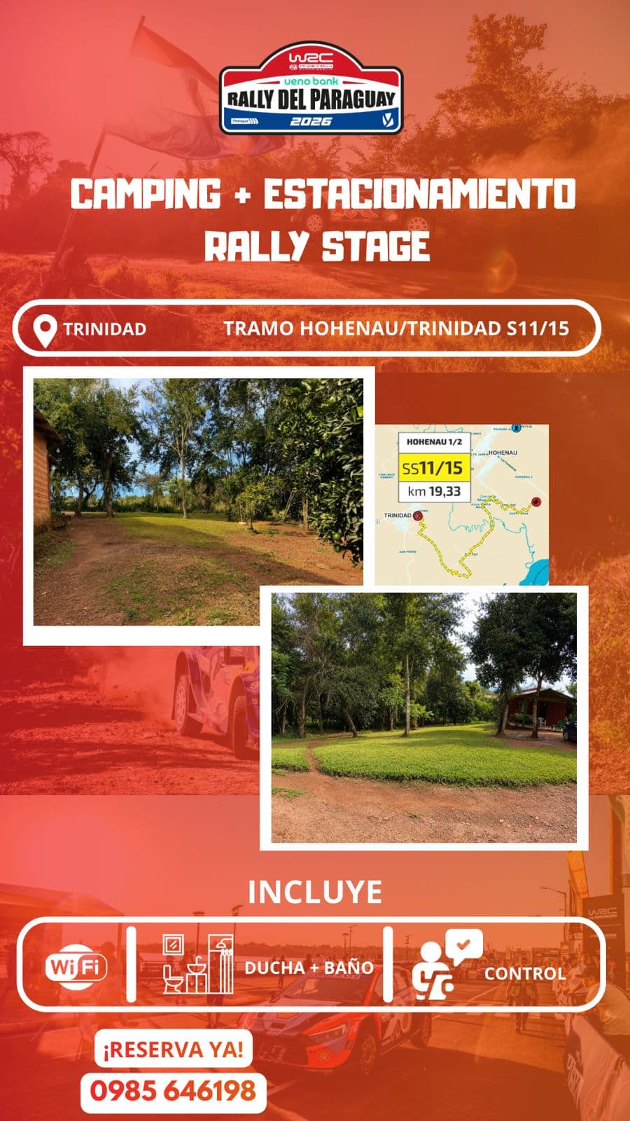 Camping WRC 2026 Paraguay en Itapúa - Trinidad, foto 3